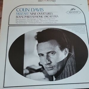 Colin Davis Mozart Nine Overtures Royal Philharmonic Orchestra Seraphim 60037 LP